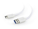 Kabelis Gembird CABLE USB-C TO USB3 3M WHITE/CCP-USB3-AMCM-W-10