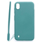 Evelatus Galaxy A10 Soft Touch Silicone Case with Strap Samsung Blue
