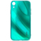 Evelatus iPhone XR Water Ripple Full Color Electroplating Tempered Glass Case Apple Green