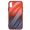 Evelatus Redmi Note 8 Pro Water Ripple Gradient Color Anti-Explosion Tempered Glass Case Xiaomi Gradient Red-Black