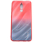 Evelatus Redmi 8 Water Ripple Gradient Color Anti-Explosion Tempered Glass Case Xiaomi Gradient Red-Black