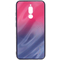 Evelatus Redmi 8 Water Ripple Gradient Color Anti-Explosion Tempered Glass Case Xiaomi Gradient Pink-Purple