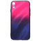 Evelatus iPhone XR Water Ripple Gradient Color Anti-Explosion Tempered Glass Case Apple Gradient Pink-Purple