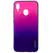 Evelatus Galaxy A40 Water Ripple Gradient Color Anti-Explosion Tempered Glass Case Samsung Gradient Pink-Purple