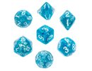 Rebel RPG dice set - Dense core - Marine (white numbers)