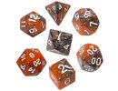Rebel RPG Dice Set - Two Color - Orange and Gray