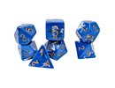 Chessex Brush Polyhedral Wavebreak/gold 7-Die Set