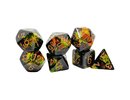 Chessex Brush Polyhedral Deep Forest/gold 7-Die Set