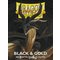 Dragon shield Sleeves - Matte Standard size - Black & Gold (100 Sleeves)