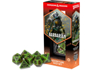 Sirius dice Dungeons & Dragons Adventure Dice - Barbarian: Green / Brown