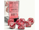 Chessex Brush Polyhedral Speckled Lava Stone/white 7-Die Set