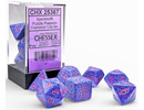 Chessex Brush Polyhedral Speckled Passion/pink 7-Die Set