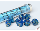 Chessex Shimmer Aqueous/Gold Lab Polyhedral 7-Die Set
