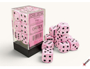 Chessex Speckled Pink 16mm d6 Dice Block (12 dice)