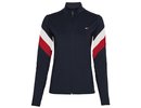 Tommy hilfiger Slim Full Zip Top LS - desert sky/primary red