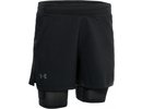 Under armour Men's UA Iso-Chill Run 2-in-1 Shorts - black/reflective