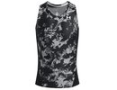 Under armour HeatGear IsoChill Printed Tank - black/white