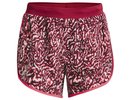 Women's Under Armour Fly By 2.0 Printed Short - black rose/penta pink