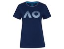 Australian open T-Shirt AO Textured Logo - navy