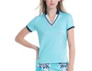 Lucky in love Cool Urbana Geo Mod Notch Short Sleeve - cool