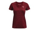 Under armour Women's Tech Twist V-Neck - chestnut red/radio red