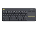 Logitech LOGI K400 Plus Touch Keyboard black (US)