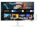 LCD Monitor|SAMSUNG|S27CM703UU|27&quot;|TV Monitor/Smart/4K|Panel VA|3840x2160|16:9|60Hz|Matte|4 ms|Speakers|Swivel|Height adjustable|Tilt|Colour White|LS27CM703UUXDU
