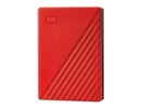 Western digital WD My Passport 4TB portable HDD Red