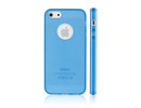 Apple iPhone 5 Light Blue EDGE silicone back case cover bumper maks 