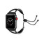 Apple Watch 42/ 44mm Metāla Rokassprādze ar Ķēdi (Melna)