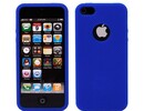 Apple iPhone 5 Blue Silicone Case Cover Bumper maks