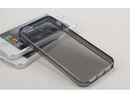 Apple iPhone 5 Silicone Soft Crystal Black Clear Back Case Bumper maks
