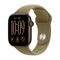 Apple Watch Series 12 (2026) GPS 42mm Dark Bronze Aluminium Case with Olive Sport Band S/M - Dark Bronze