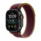 Apple Watch Ultra 4 (2026) 49mm Black Titanium Case with Trail Loop Burgundy - Titanium Black