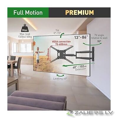 Barkan BM443XL Wall mount LED/LCD TV 13-83 (211cm) TV stiprinājums