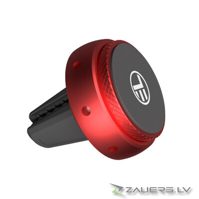 Tellur FreshDot Car Phone Holder Magnetic, Fragrance Kit Bubble Gum, Air Vent Mount Red