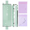 Stickers set for LCD screen OUTER Samsung F926 Z Fold3 5G original (service pack)