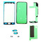 Stickers set for back cover Samsung G930 S7 original (service pack)