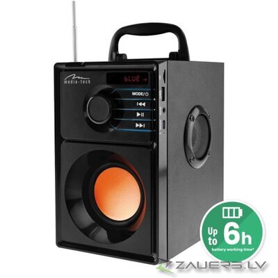 Media-Tech BOOMBOX BT 15 W Stereo portable speaker Black