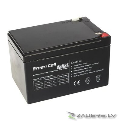 GREEN CELL GEL BATTERY AGM07 12V 12AH