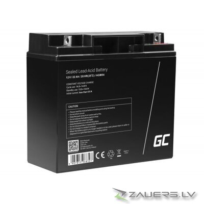 Green Cell AGM54 vehicle battery AGM (Absorbed Glass Mat) 22 Ah 12 V