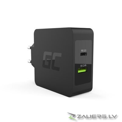 Green Cell CHAR10 mobile device charger Black Indoor