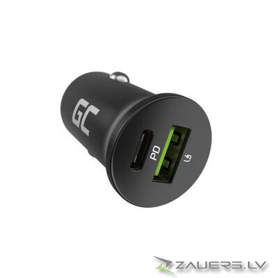 Green Cell GC PowerRide Nano38 38W 6A 1x USB-C 1x USB-A car charger