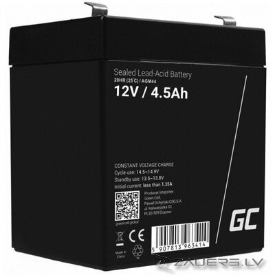 Green Cell AGM44 4.5 Ah 12 V Sealed Lead Acid (VRLA) UPS Battery