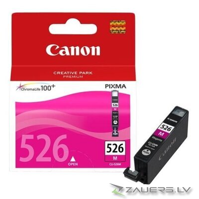 Canon Ink CLI-526M Oriģinālā Tintes Kasetne / Fuksīna