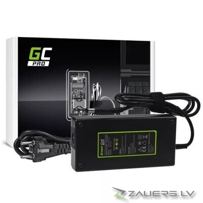 Green Cell AD107P Jaudīgs Klēpjdatora Lādētājs 180W / Melns