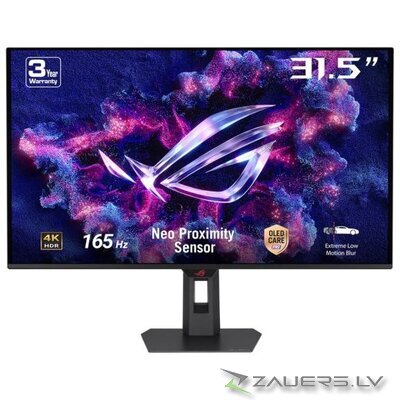 ASUS ROG Strix OLED XG32UCDS computer monitor 80 cm (31.5") 3840 x 2160 pixels 4K Ultra HD QD-OLED Black