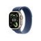 Apple Watch Ultra 3 GPS + Cellular 49mm Natural Titanium Case with Blue/Bright Blue Trail Loop - M/L Apple