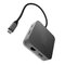Green Cell AK61 Notebook Dock/Port Replicator USB 3.2 Gen 1 Type-C Silver