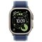 Apple Watch Ultra 3 Viedpulkstenis 49 mm / Natural Titanium / Blue Trail Loop M/L